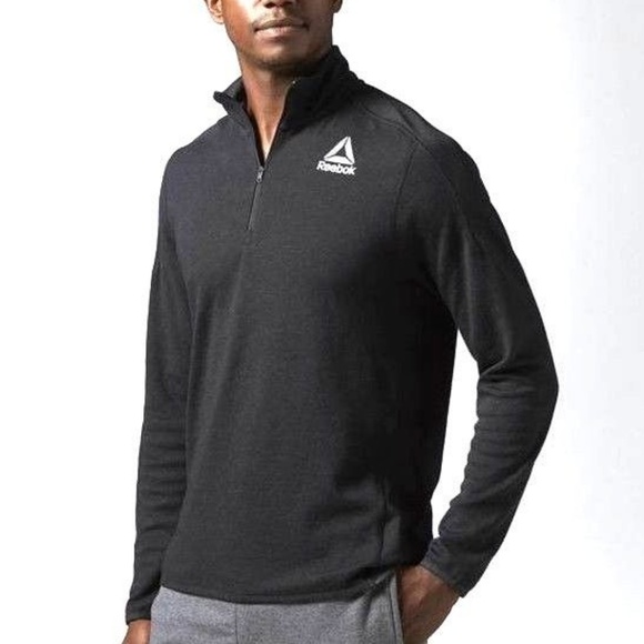 Mens Workout Ready Wool 14 Zip Jacket 